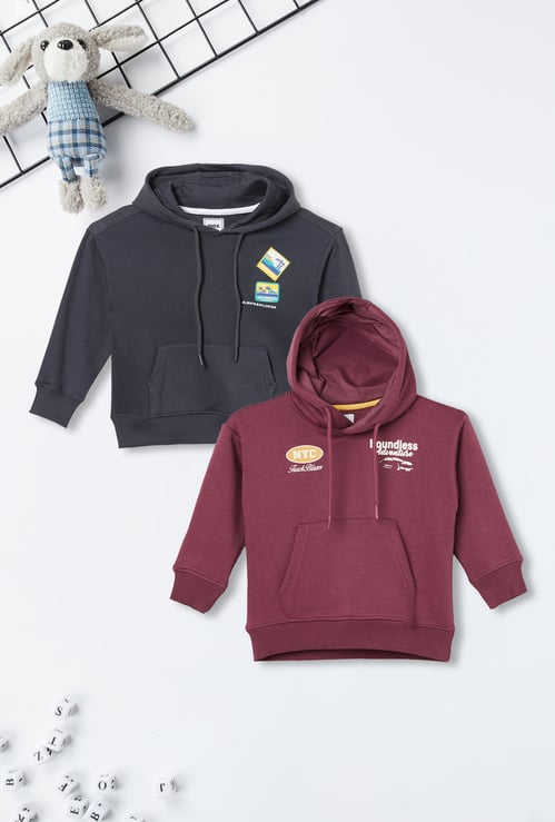 Boys Printed Hoodie - Pack of 2