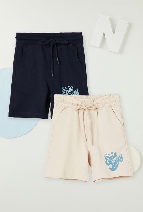Boys Printed Shorts - Pack of 2