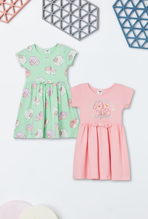Girls Assorted Dresses - Pack of 2