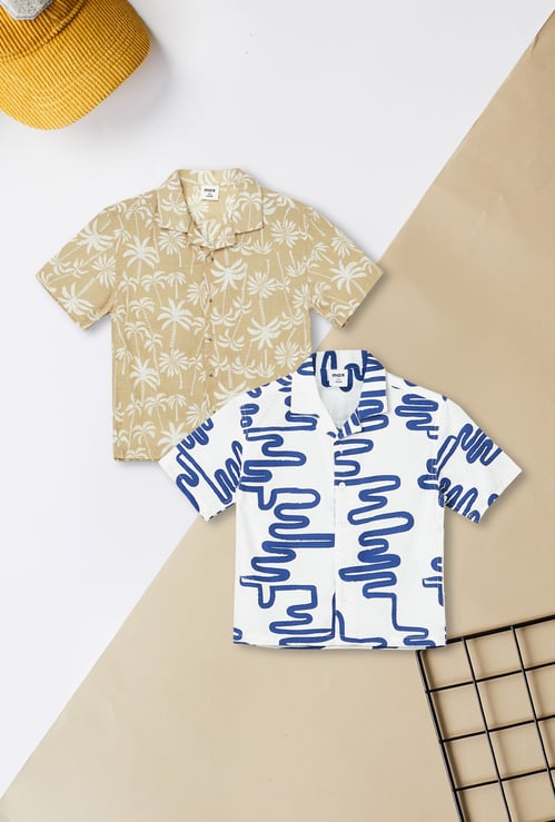 Boys Printed Shirts - Pack of 2