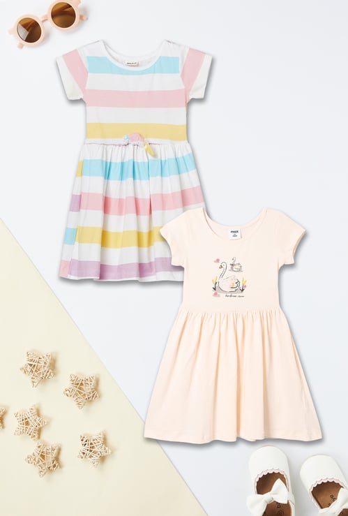 Girls Assorted Dress - Pack of 2