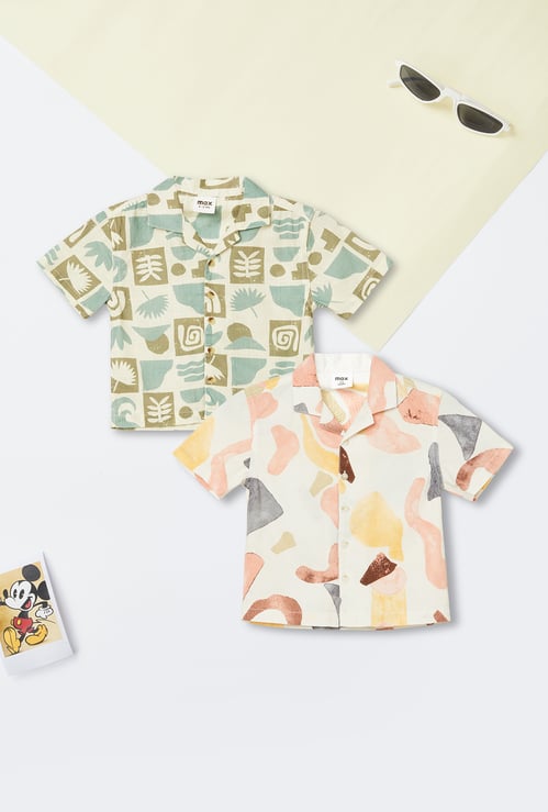 Boys Printed Shirts - Pack of 2
