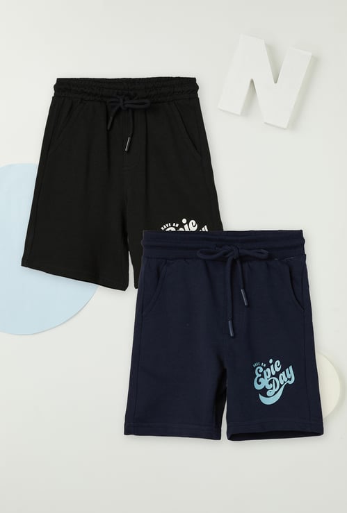 Boys Printed Shorts - Pack of 2