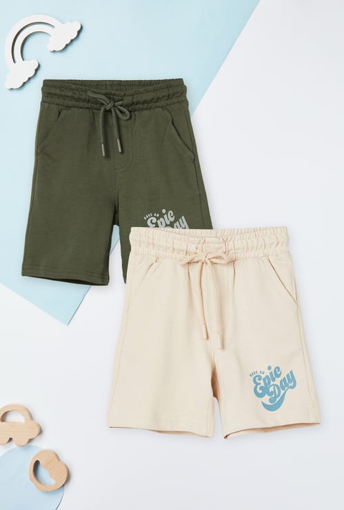 Boys Printed Shorts - Pack of 2