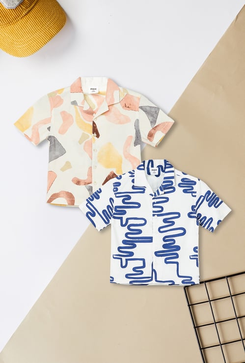 Boys Printed Shirts - Pack of 2