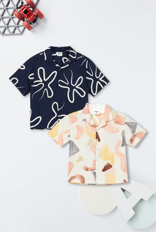 Boys Printed Shirts - Pack of 2