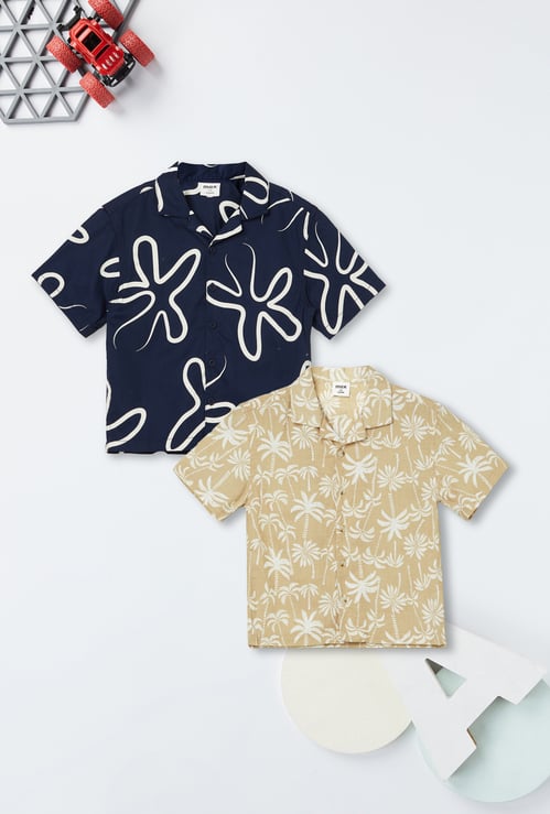 Boys Printed Shirts - Pack of 2