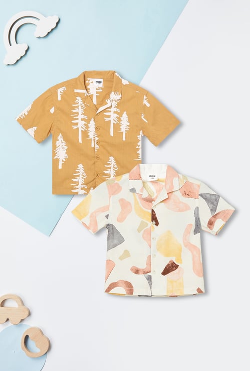 Boys Printed Shirts - Pack of 2