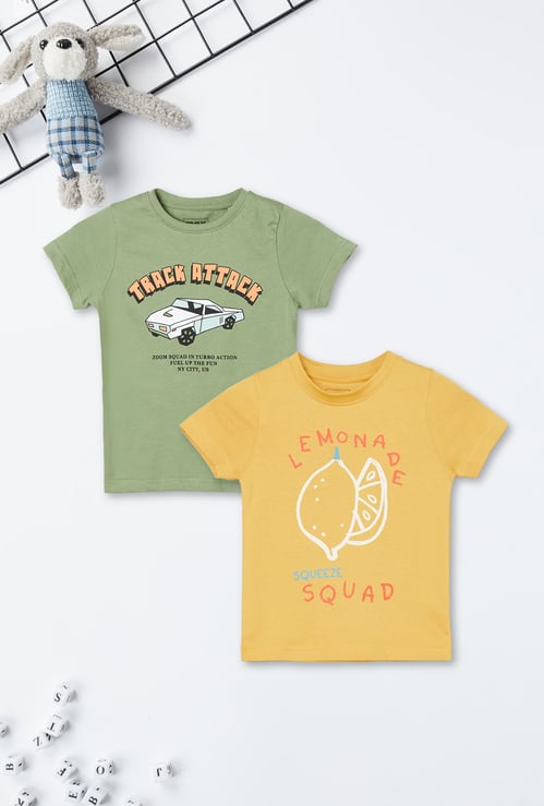 Boys Printed T-shirt - Pack of 2