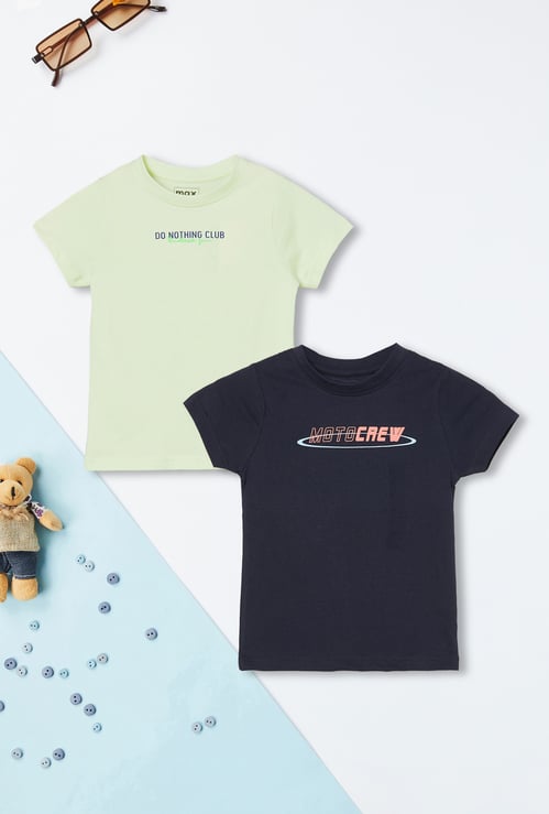 Boys Printed T-shirt - Pack of 2
