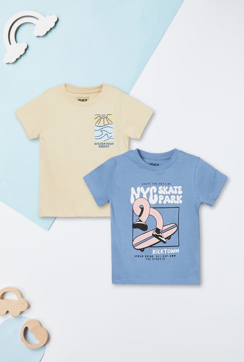 Boys Printed T-shirt - Pack of 2
