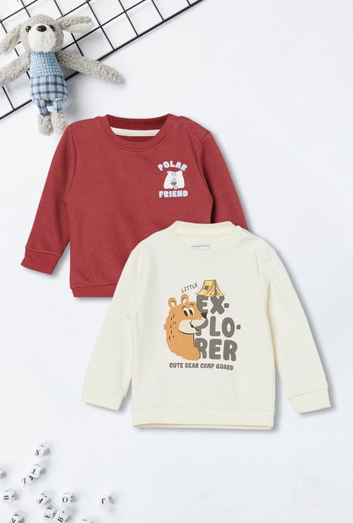 Boys Printed Sweatshirt - Pack of 2