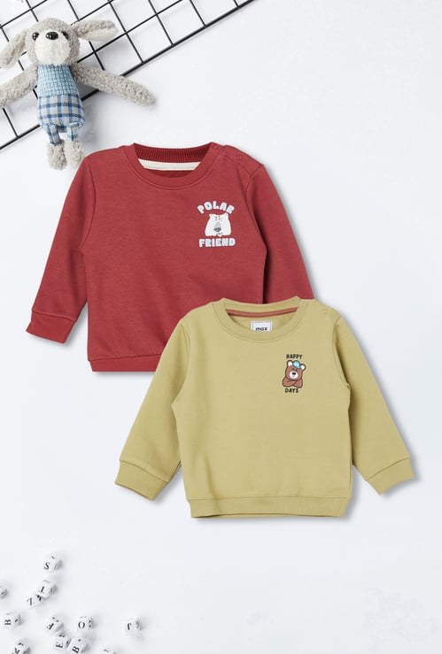 Boys Printed Sweatshirt - Pack of 2
