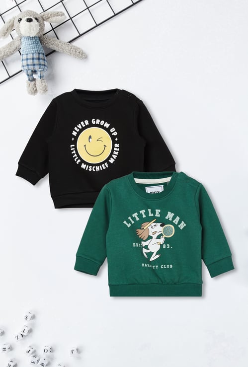 Boys Printed Sweatshirt - Pack of 2