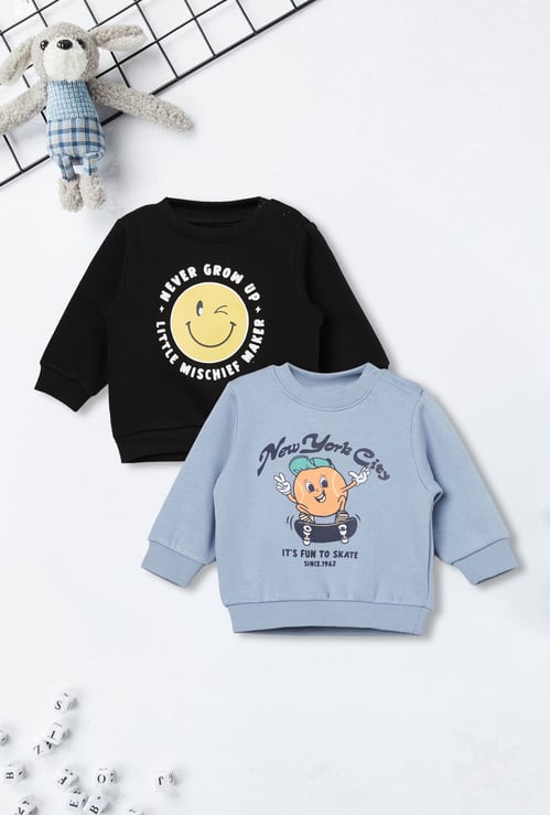Boys Printed Sweatshirts - Pack of 2