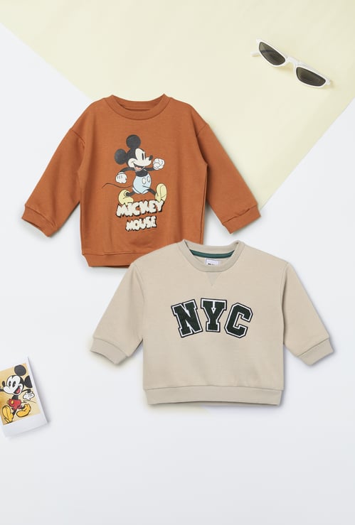 Boys Printed Sweatshirt - Pack of 2