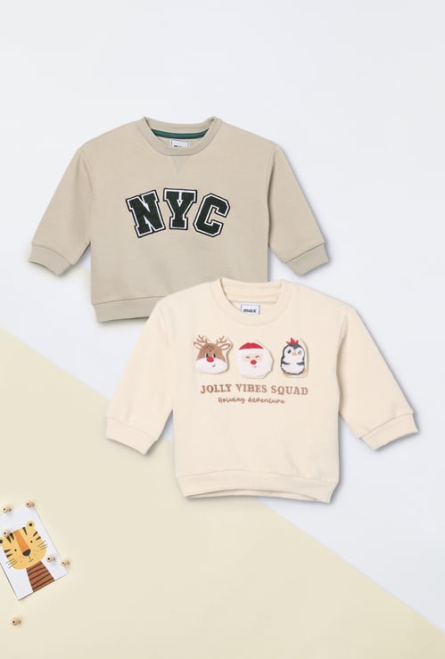 Boys Assorted Sweatshirt - Pack of 2