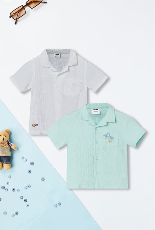 Boys Assorted Resort Shirts - Pack of 2