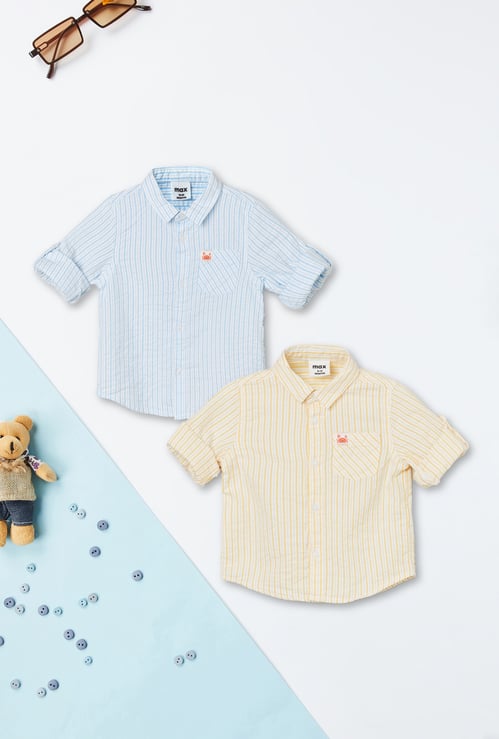 Boys Striped Shirt - Pack of 2