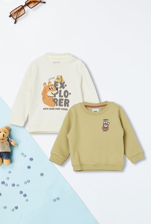 Boys Printed Sweatshirt - Pack of 2