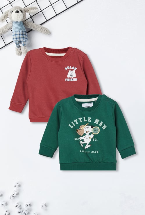 Boys Printed Sweatshirt - Pack of 2