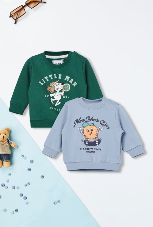 Boys Printed Sweatshirts - Pack of 2