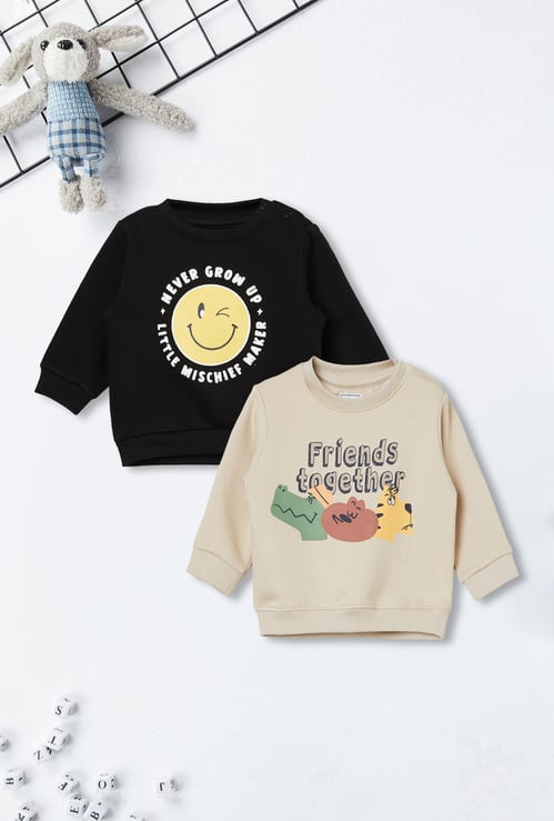 Boys Printed Sweatshirts - Pack of 2