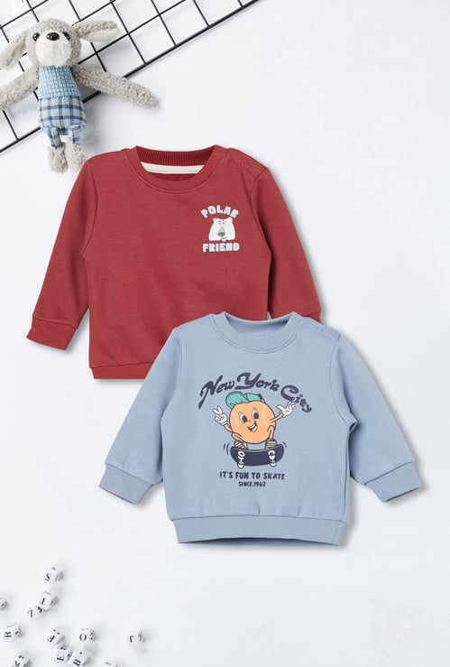 Boys Printed Sweatshirts - Pack of 2