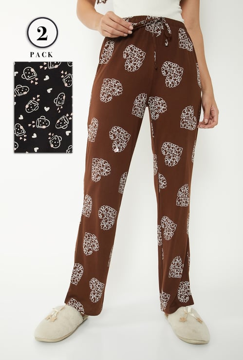 Women Printed Pyjamas - Pack of 2