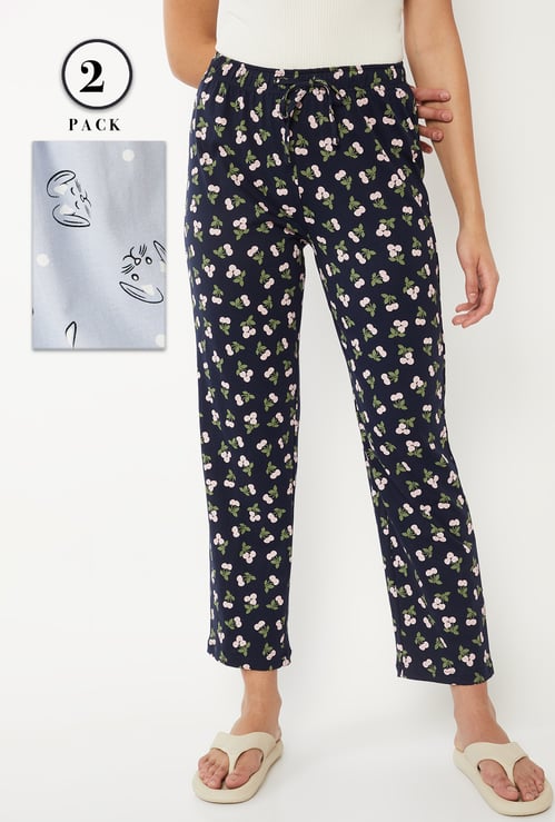 Women Printed Pyjamas - Pack of 2
