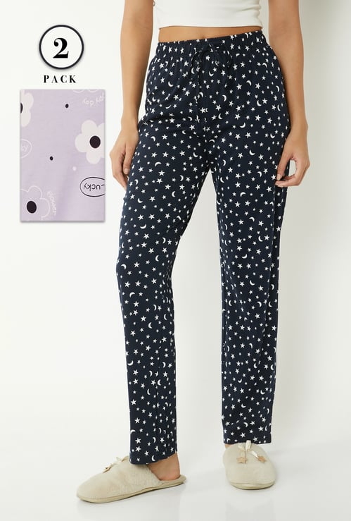 Women Printed Pyjamas - Pack of 2