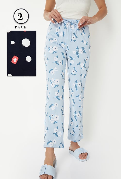 Women Printed Pyjamas - Pack of 2
