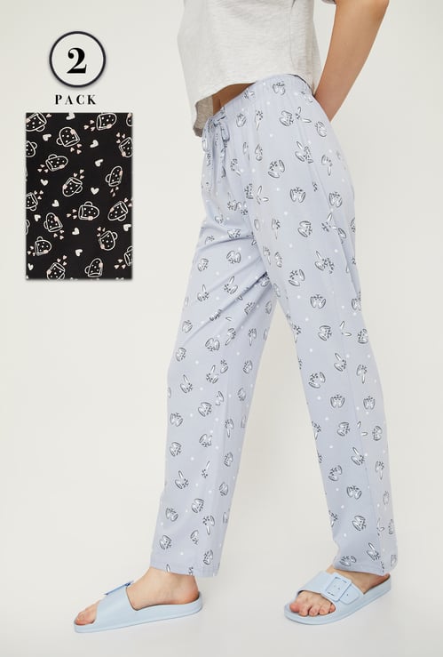 Women Printed Pyjamas - Pack of 2