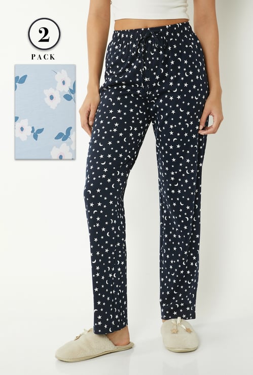 Women Printed Pyjamas - Pack of 2