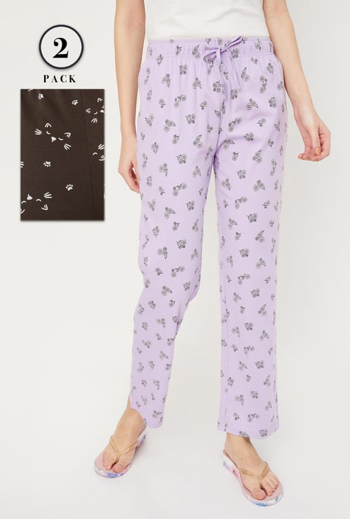 Women Printed Pyjamas - Pack of 2