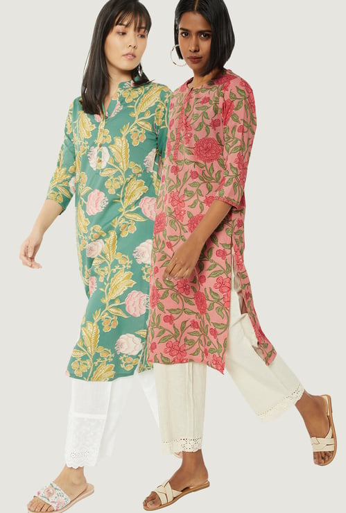 Kalki x Max Women Printed Straight Kurtas - Pack of 2