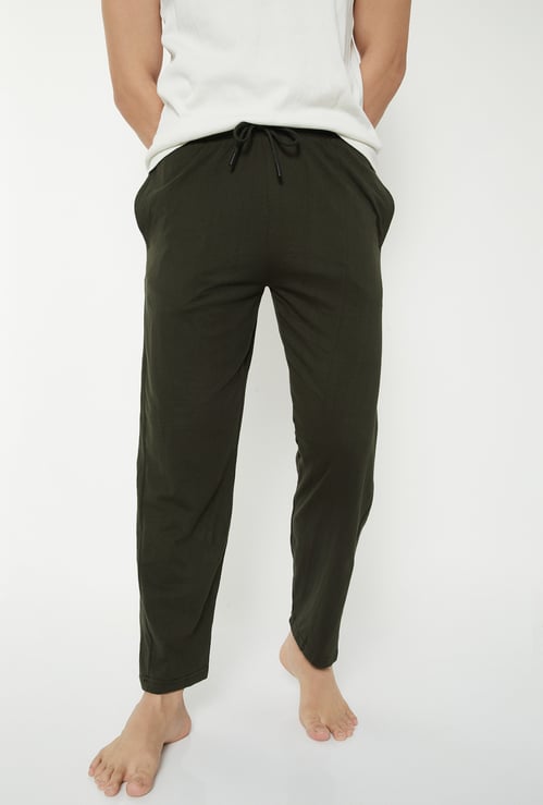 Men Solid Lounge Pants
