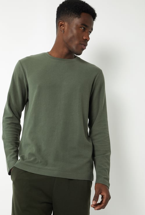 Men Textured Lounge T-shirt
