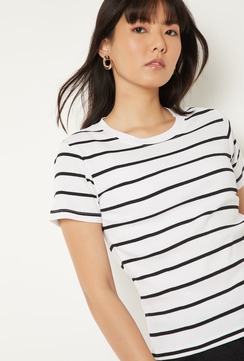 Women Striped T-shirt