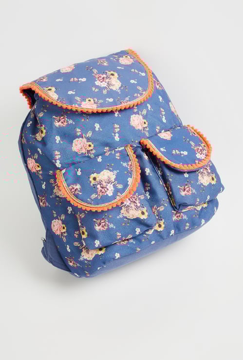 Girls Printed Backpack