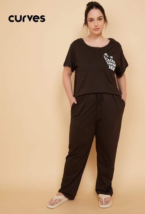 Women Printed PJ Set