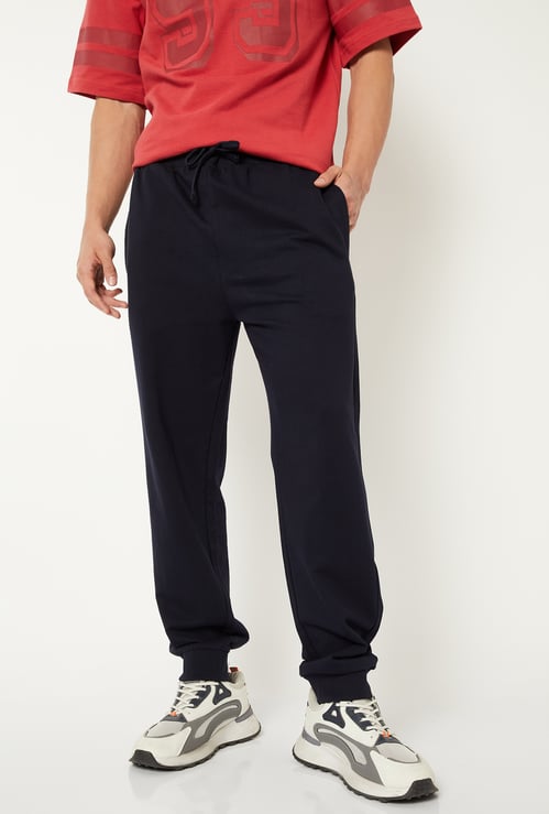 Men Solid Athleisure Joggers