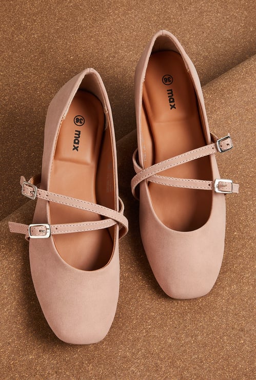 Women Double Strap Mary Janes