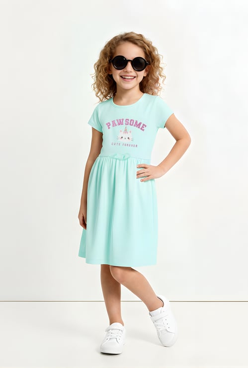 Girls Printed Dress