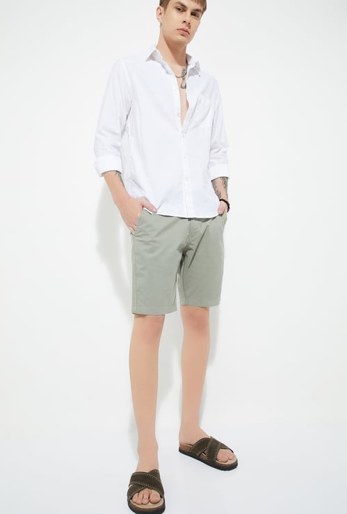 URB_N Men Solid Shorts