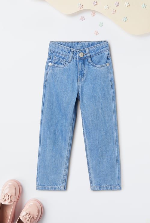 Girls Solid Jeans
