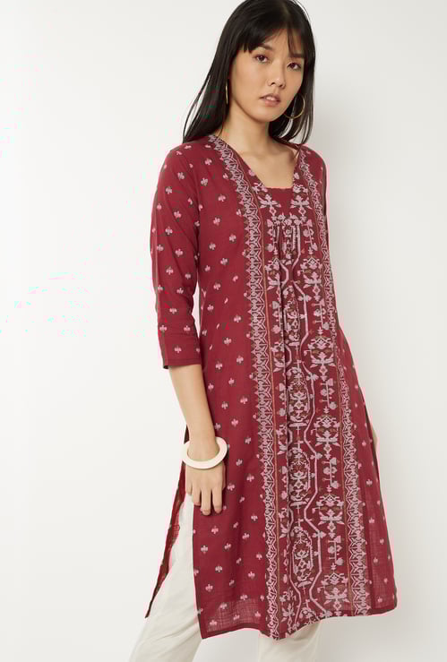 Women Printed Straight Kurta