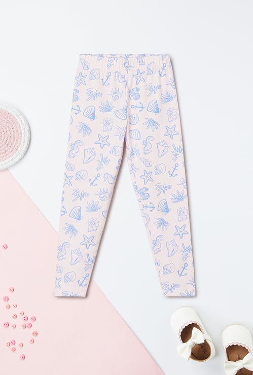Girls Printed Leggings
