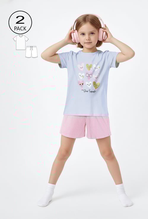 Girls Printed Sleepwear Set