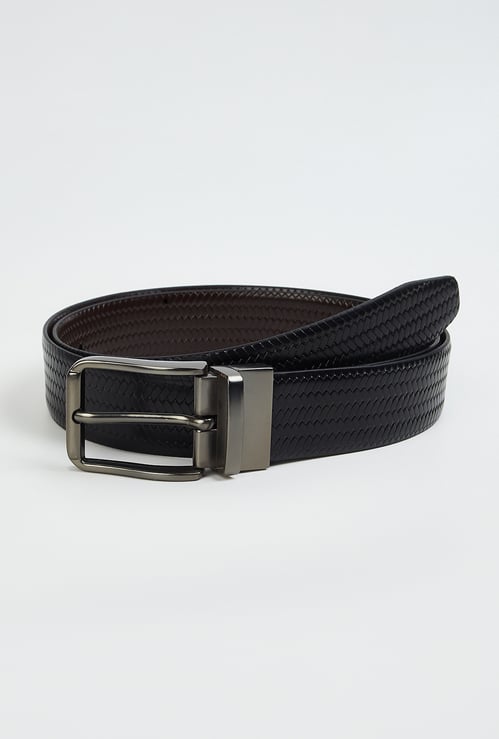 Men Textured Belt